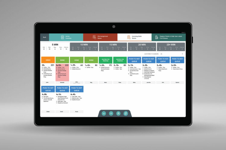 Kitchen display system aligns production to customer arrival